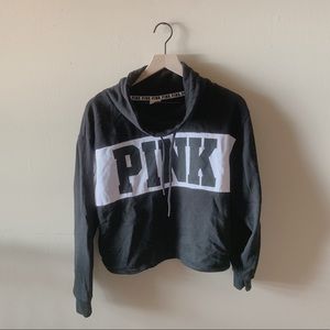 PINK black sweatshirt